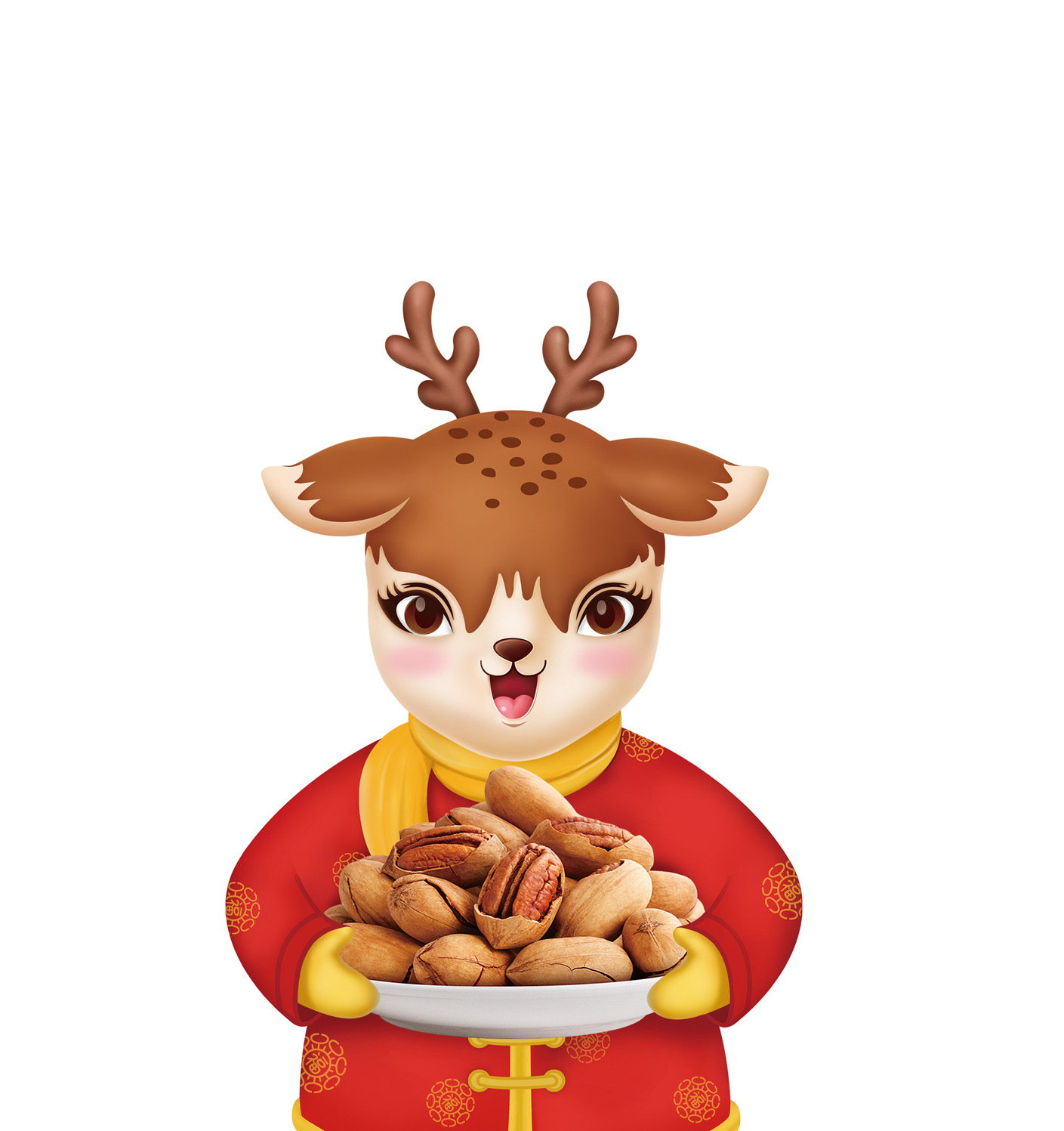 恒大酒店集團堅果插畫創作